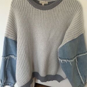 Shop Stevie Gray and Denim Blue Sweater size m/l